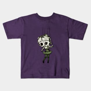 Marionette Skull Doll Kids T-Shirt